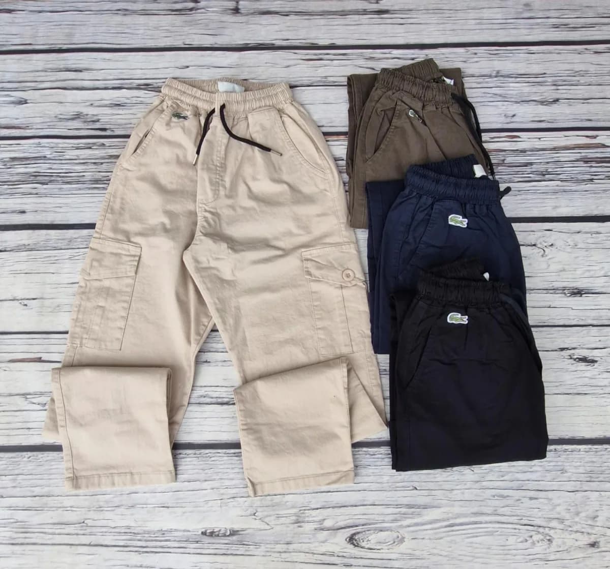 Pantalón de Gabardina Cargo — imagen 1